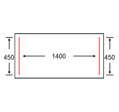 Tamaño para el marco de sellado AA-1620