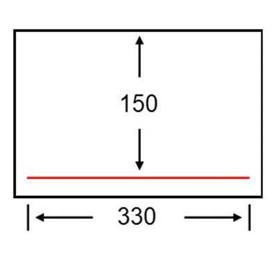 Tamaño para el marco de sellado AA-3KG